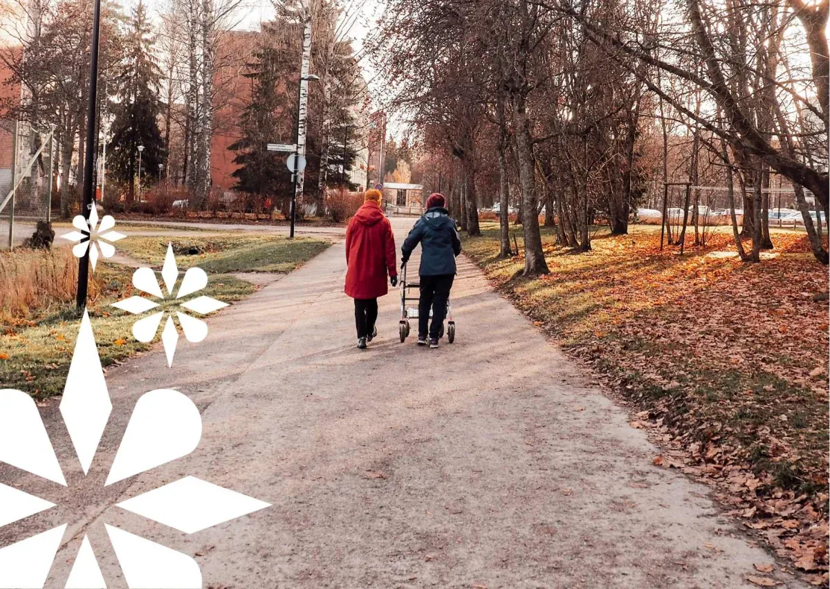 Ulkoilua vanhuksille: Virkistävä ulkoilupäivä